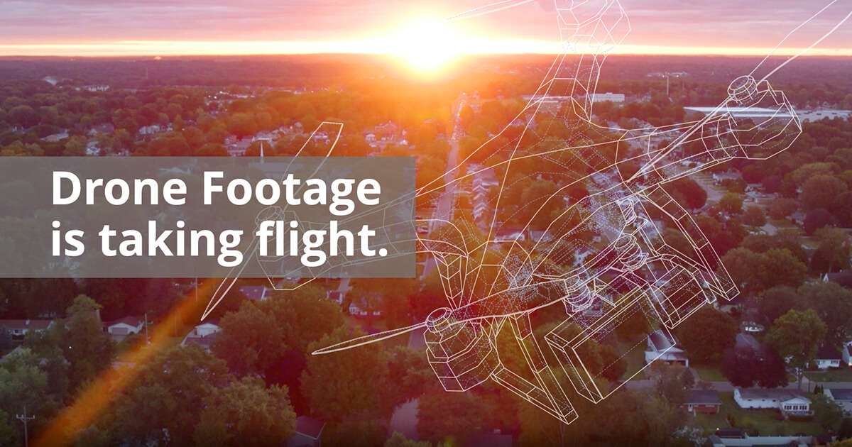 Drone Footage is taking flight
